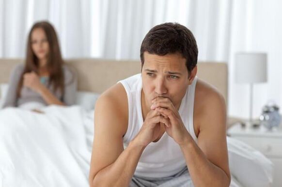 Impotencija vyrams, sergantiems prostatitu